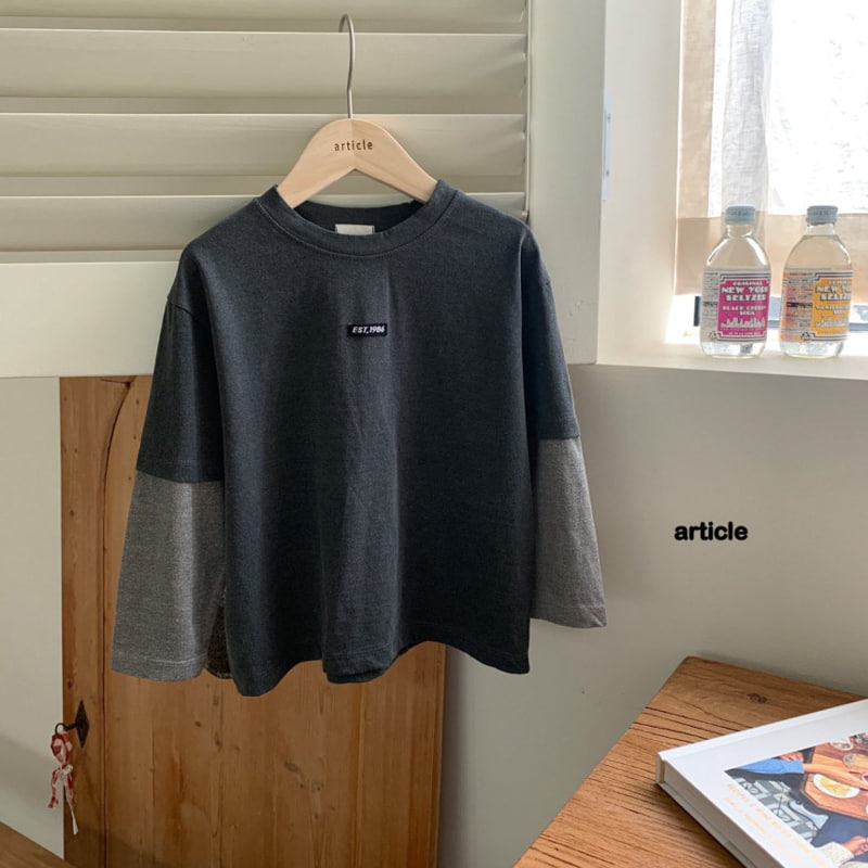 Article - Korean Children Fashion - #childrensboutique - Pigment Double Tee - 7