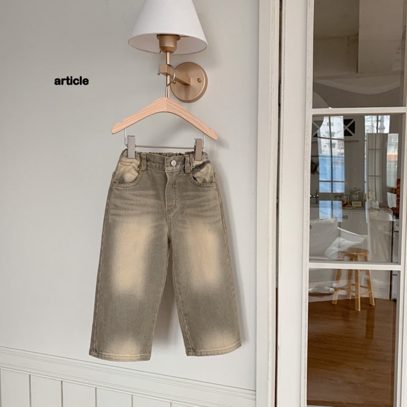 Article - Korean Children Fashion - #prettylittlegirls - Bready Denim Pants - 2