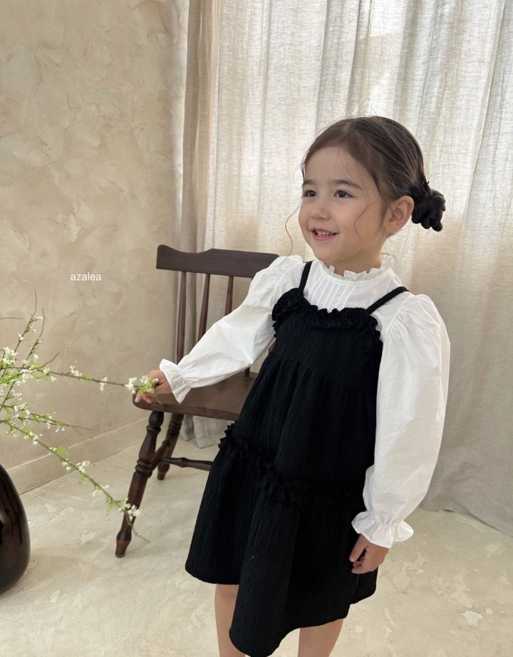 Azalea - Korean Children Fashion - #littlefashionista - Mine Pintuck Blouse - 4