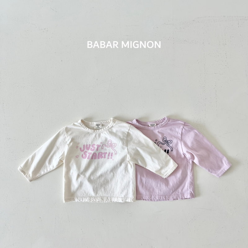 Babar Mignon - Korean Children Fashion - #childofig - Long Piping Tee