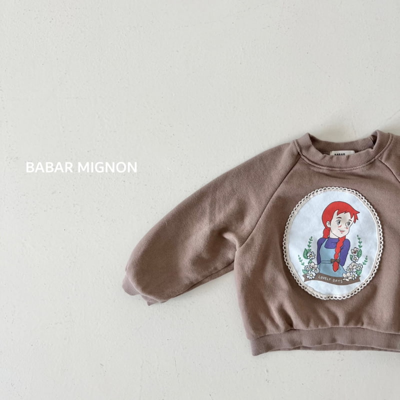 Babar Mignon - Korean Children Fashion - #minifashionista - Lace Anne Sweatshirts - 7