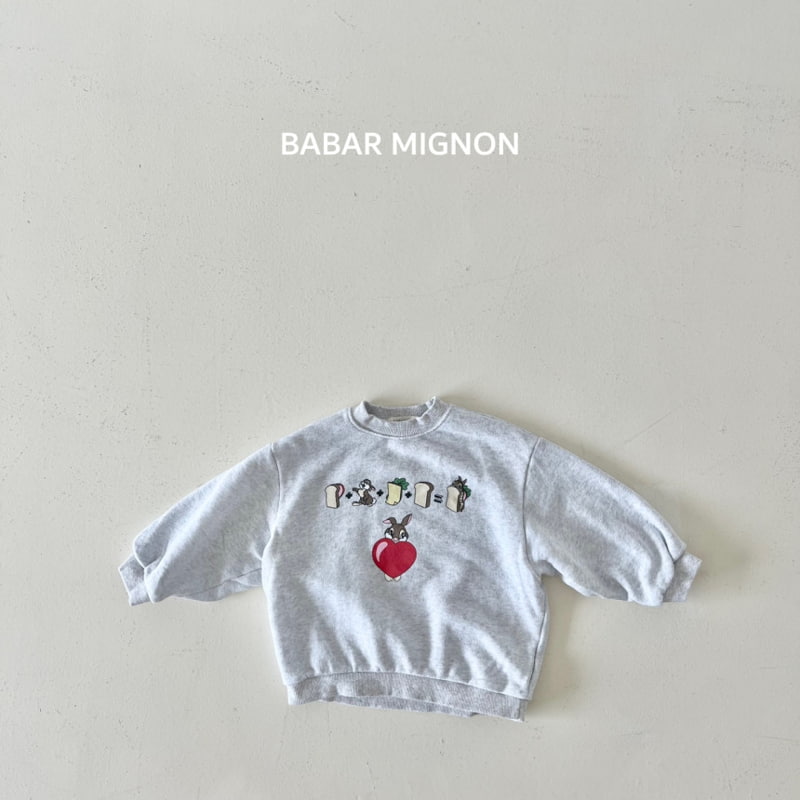 Babar Mignon - Korean Children Fashion - #minifashionista - Toast Rabbit Sweatshirts - 6