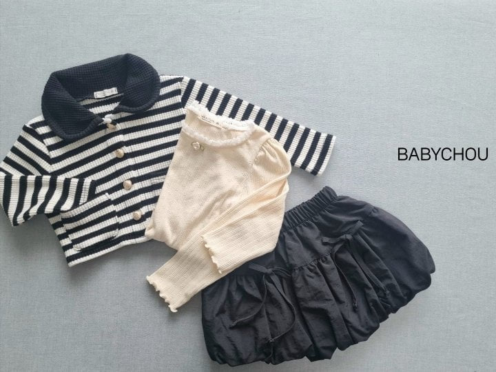 Babychou - Korean Children Fashion - #childofig - Banding Balloon Skirt - 7