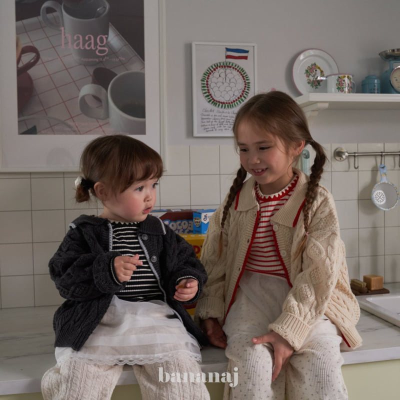 Banana J - Korean Children Fashion - #discoveringself - Honey Knit Cardigan - 6