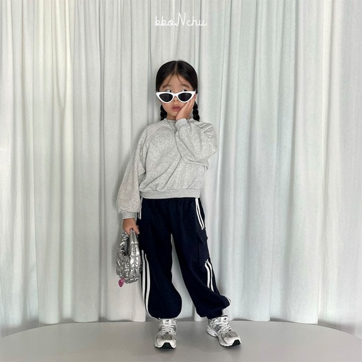 Bbonchu - Korean Children Fashion - #kidzfashiontrend - Lover Button Sweatshirts - 4