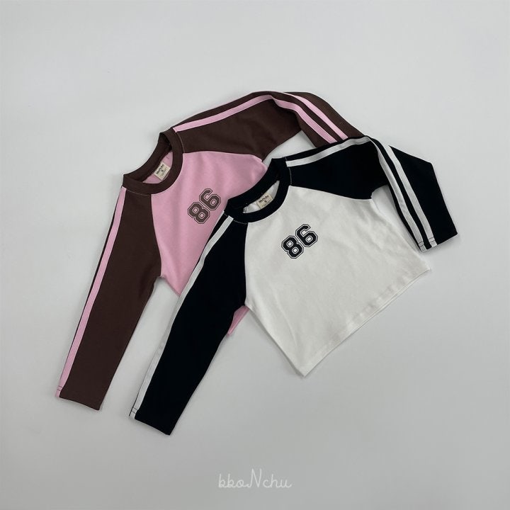 Bbonchu - Korean Children Fashion - #kidsstore - Number Raglan Tee
