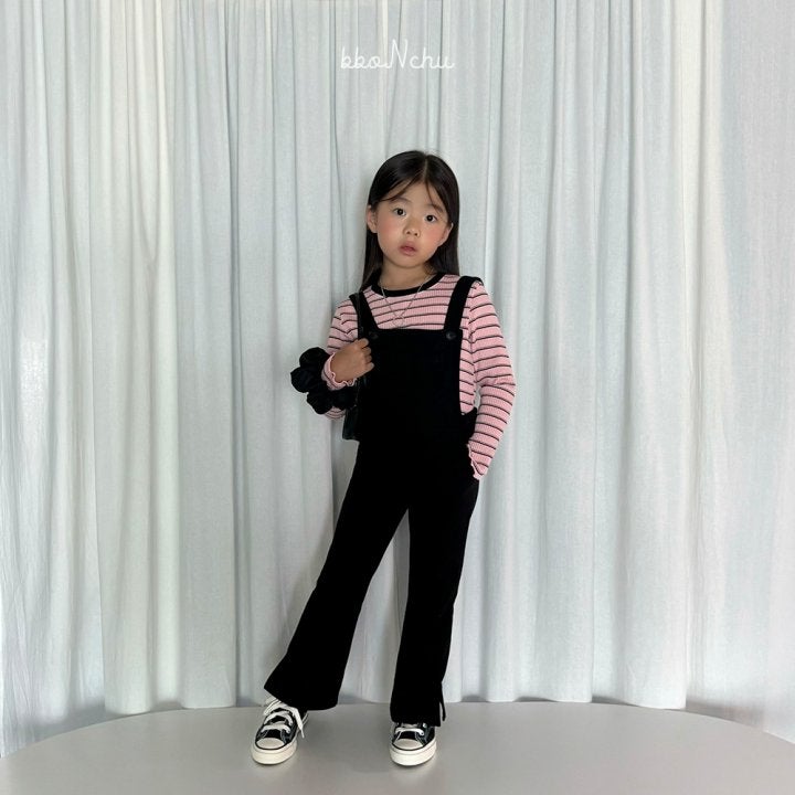 Bbonchu - Korean Children Fashion - #todddlerfashion - Rib Crop Tee - 4
