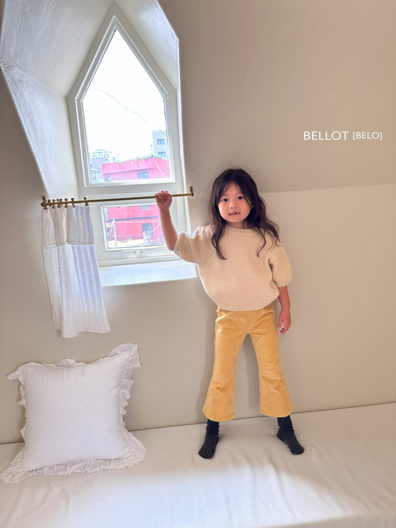 Bellot - Korean Children Fashion - #kidsstore - Velvet Pigment Pants - 2