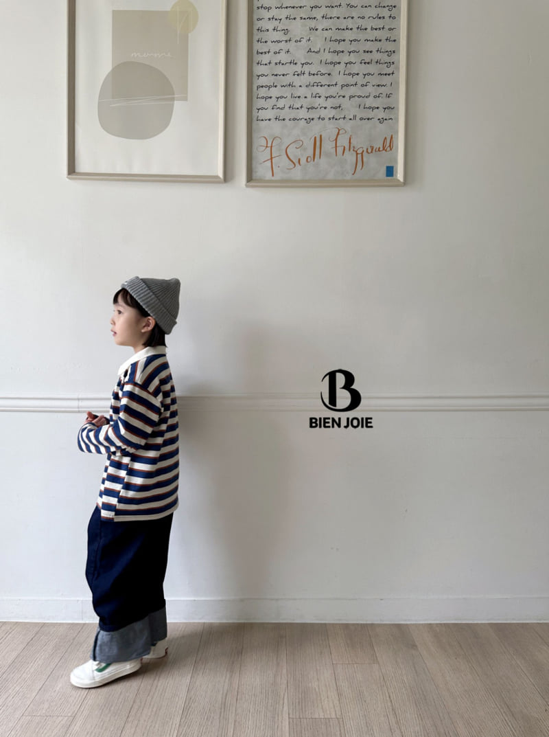 Bien Joie - Korean Children Fashion - #Kfashion4kids - Shake Collar Tee - 12
