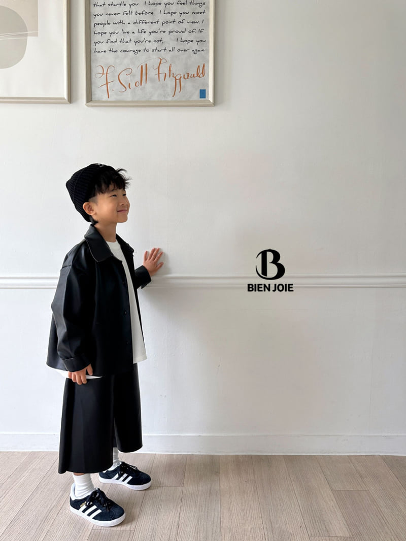 Bien Joie - Korean Children Fashion - #minifashionista - Carnibal Leather Shirt - 4