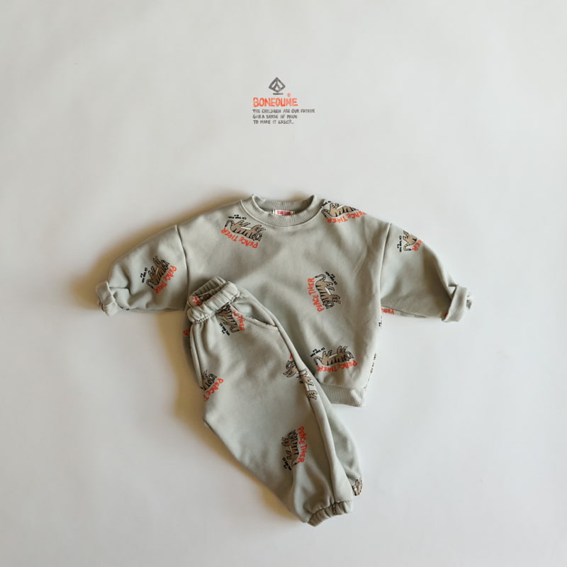 Boneoune - Korean Children Fashion - #Kfashion4kids - Peach Tiger Jogger Pants - 2