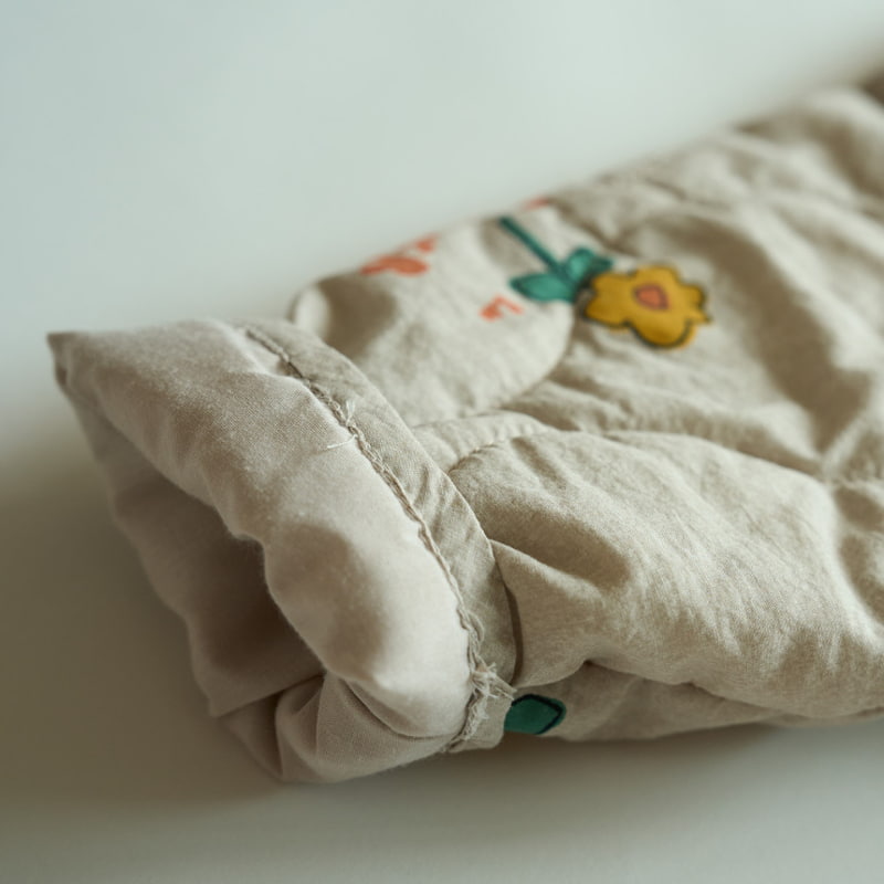 Boneoune - Korean Children Fashion - #designkidswear - Smile Flower Over Wrap Jumper - 8