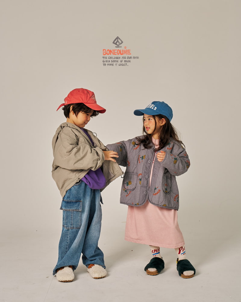 Boneoune - Korean Children Fashion - #fashionkids - Wave Pigment Sweatshirts - 12