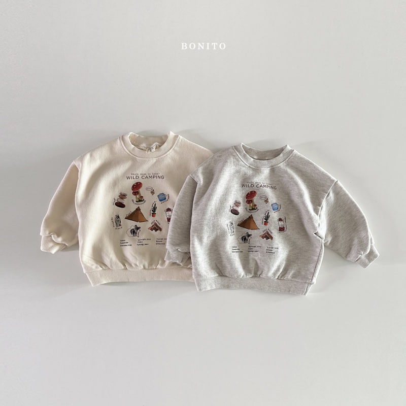 Bonito - Korean Baby Fashion - #babyoninstagram - Camping Sweatshirts - 2