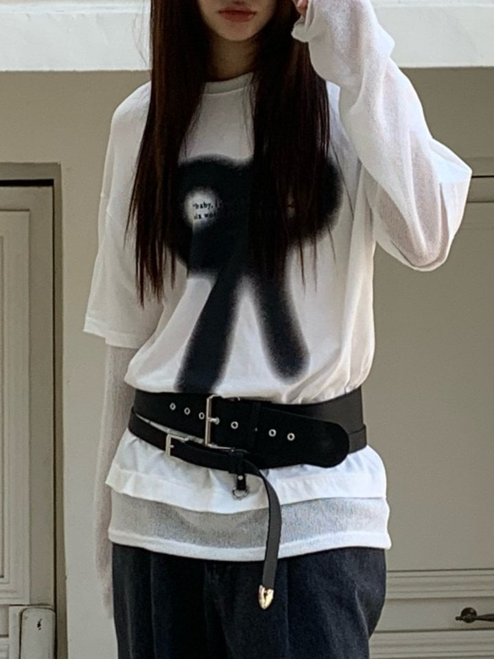 Bricklane - Korean Women Fashion - #momslook - Billy Knit Tee - 3