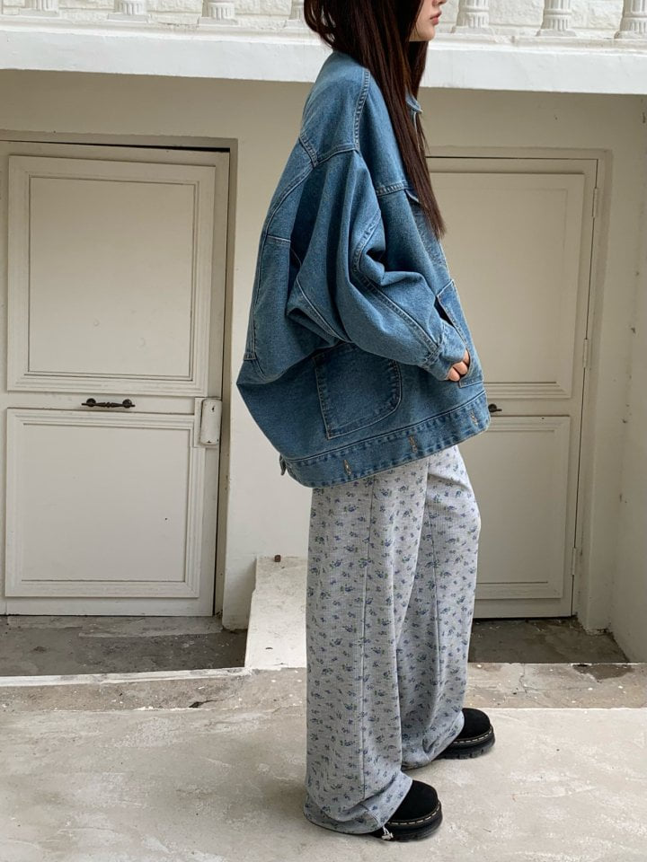 Bricklane - Korean Women Fashion - #womensfashion - Waffle Flower Pants - 7