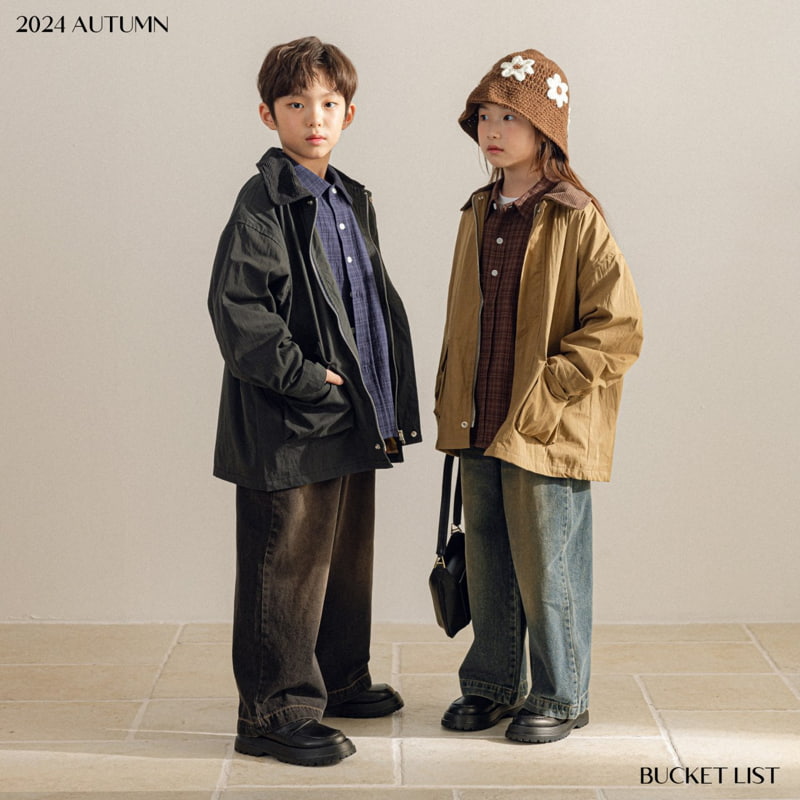 Bucket List - Korean Children Fashion - #Kfashion4kids - Work Jacket
