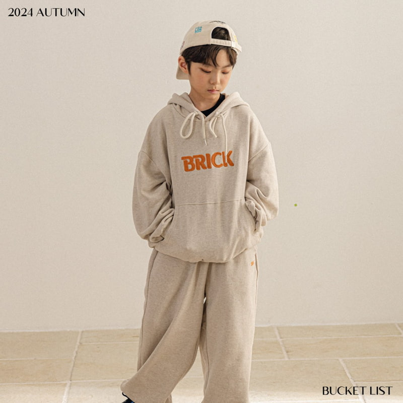 Bucket List - Korean Children Fashion - #childofig - Brick Jogger Pants