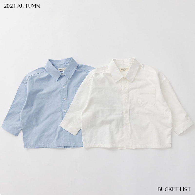 Bucket List - Korean Children Fashion - #designkidswear - Daily Shirt - 2