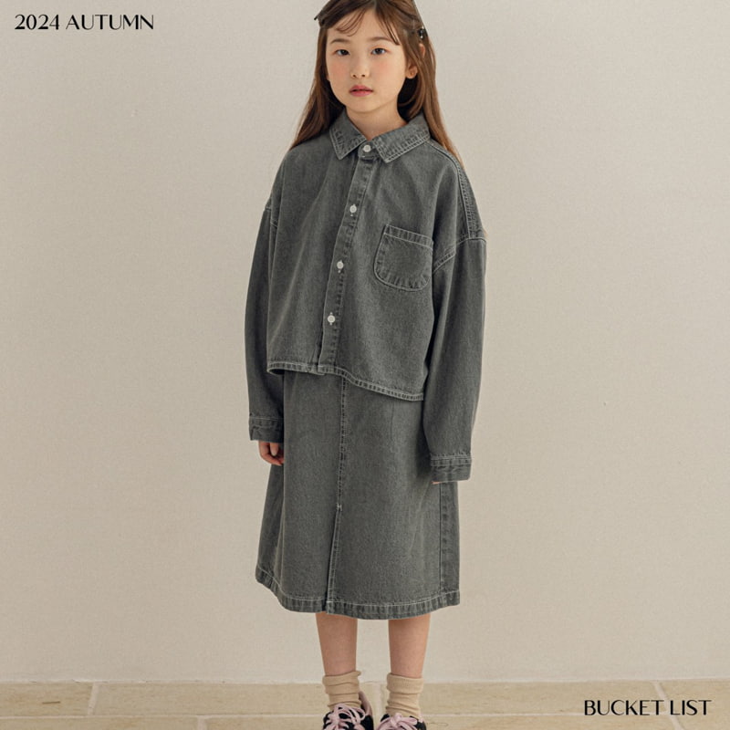 Bucket List - Korean Children Fashion - #littlefashionista - Basic Crop Shirt - 5