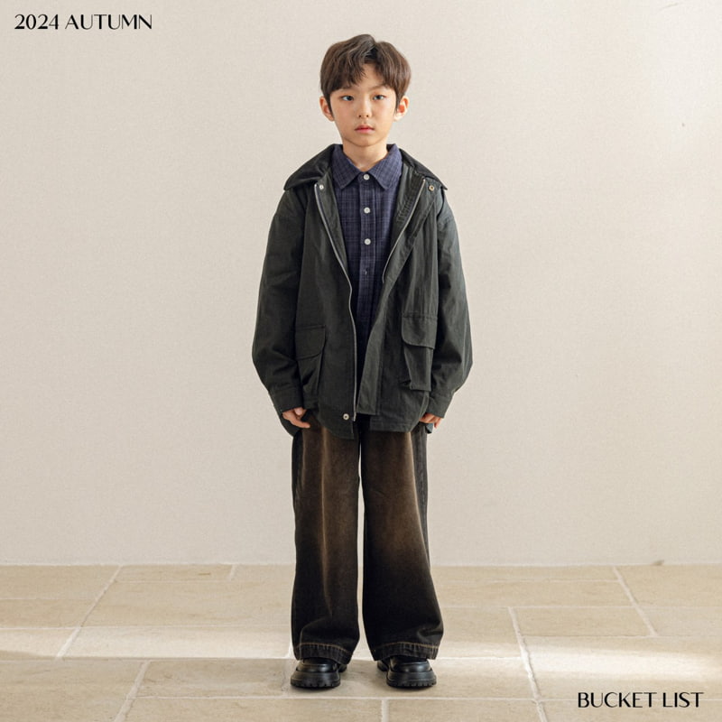 Bucket List - Korean Children Fashion - #magicofchildhood - Work Jacket - 3
