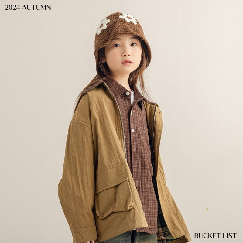 Bucket List - Korean Children Fashion - #stylishchildhood - Work Jacket - 8