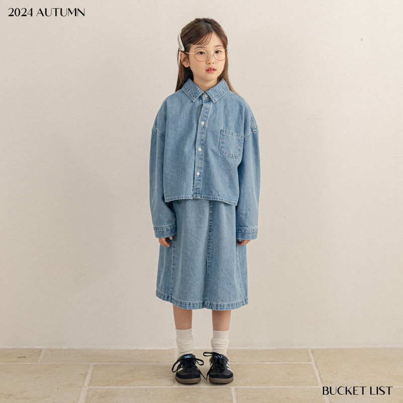 Bucket List - Korean Children Fashion - #toddlerclothing - Basic Crop Shirt - 10