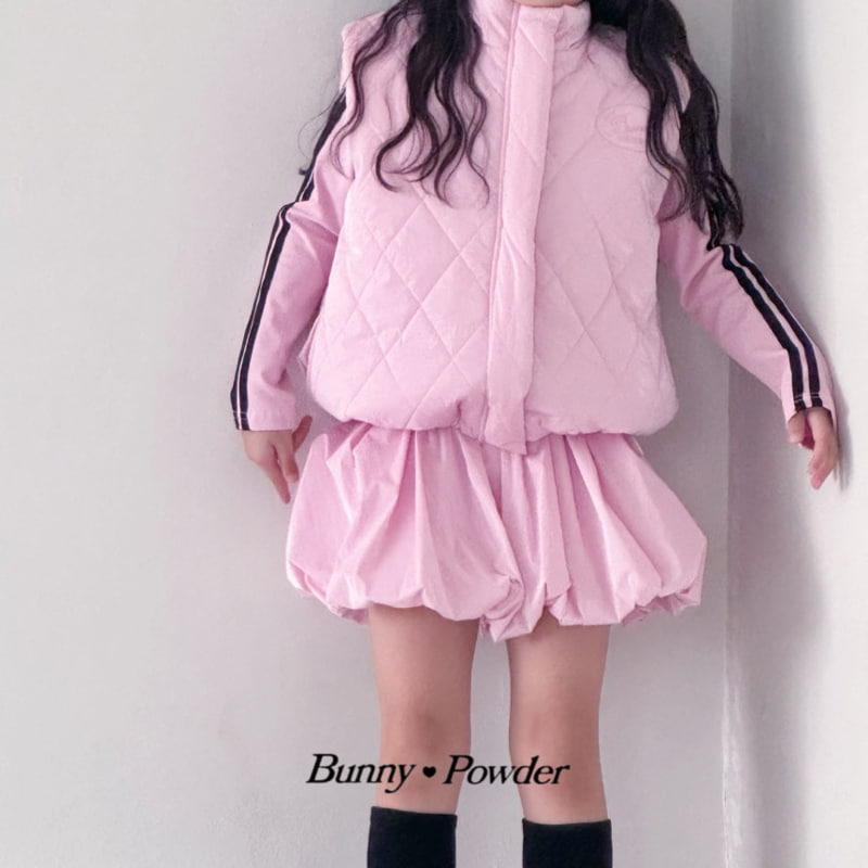 Bunny Powder - Korean Children Fashion - #childofig - Shinning Padding Vest - 6