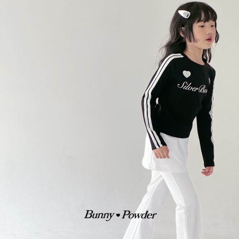 Bunny Powder - Korean Children Fashion - #childrensboutique - Silver Bunny Tee - 3