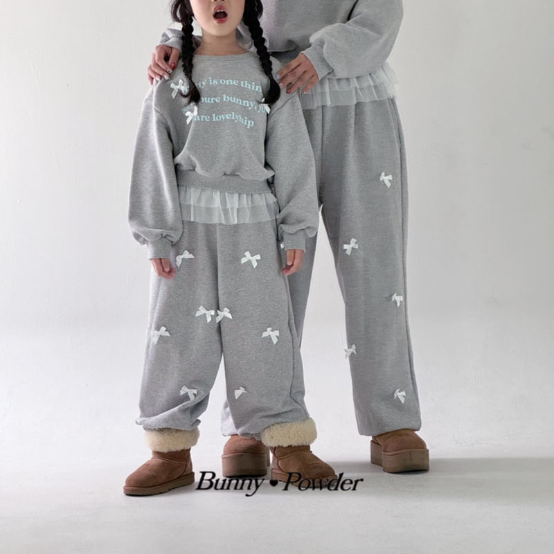Bunny Powder - Korean Children Fashion - #kidsstore - Coco Jogger Pants with Mom - 10