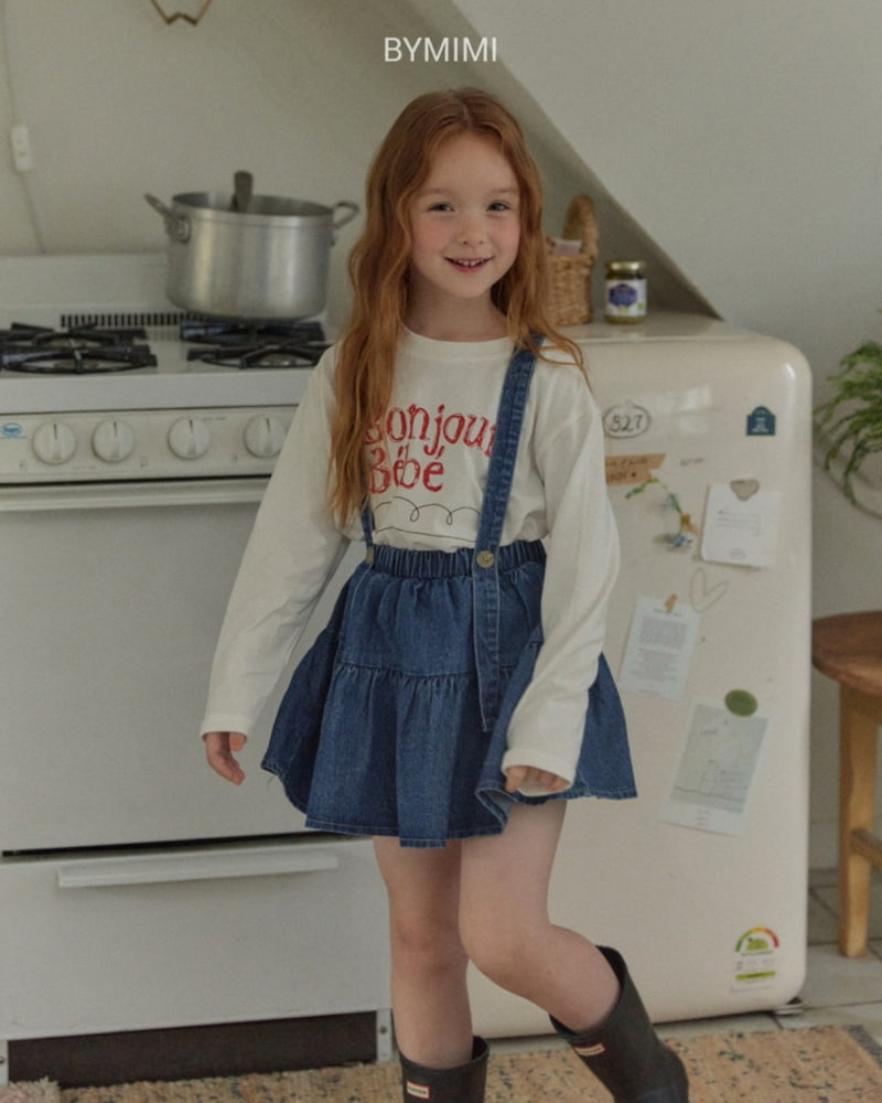 Bymimi - Korean Children Fashion - #designkidswear - Bonjour Tee - 8