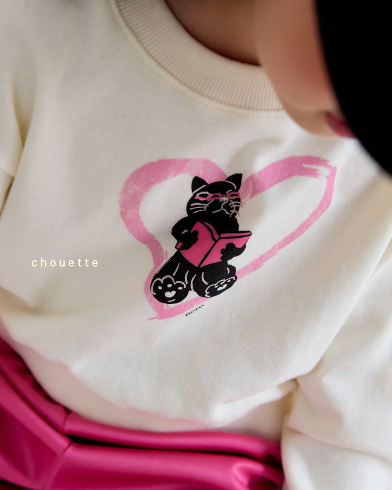 Chouette - Korean Children Fashion - #Kfashion4kids - Heart Nero Sweatshirts - 9