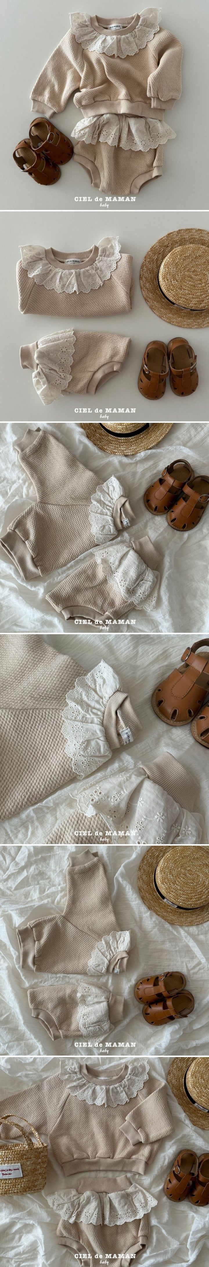 Ciel De Maman - Korean Baby Fashion - #babyoutfit - Butter Sweatshirts