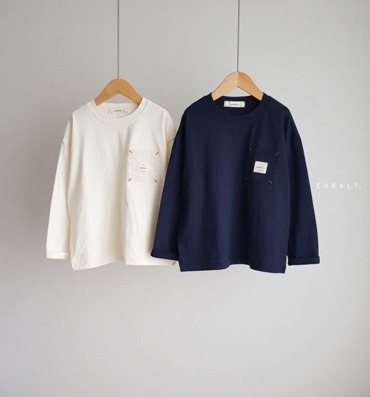 Cobalt - Korean Junior Fashion - #todddlerfashion - C Pocket Tee - 4