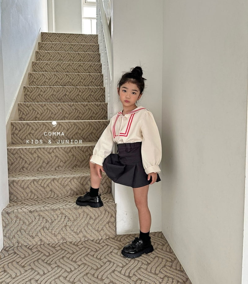 Comma - Korean Children Fashion - #childofig - Sailor Blouse - 12