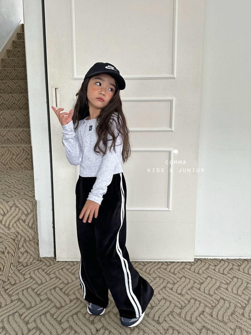 Comma - Korean Children Fashion - #kidsshorts - B Slit Tee - 12