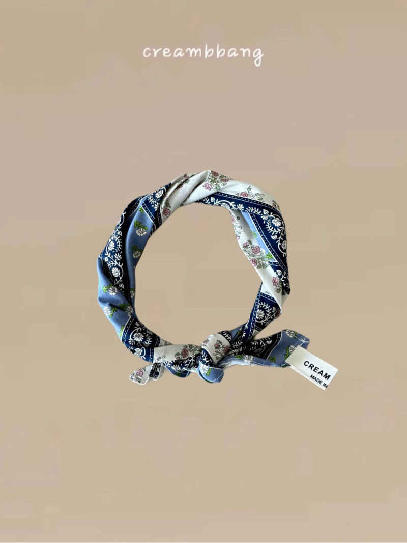 Cream Bbang - Korean Children Fashion - #stylishchildhood - Cotton Flower Petit Scarf - 2