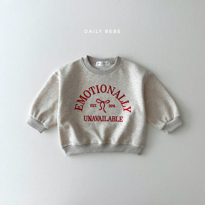 Daily Bebe - Korean Children Fashion - #Kfashion4kids - Ribbon Embroidery Sweatshrits - 5