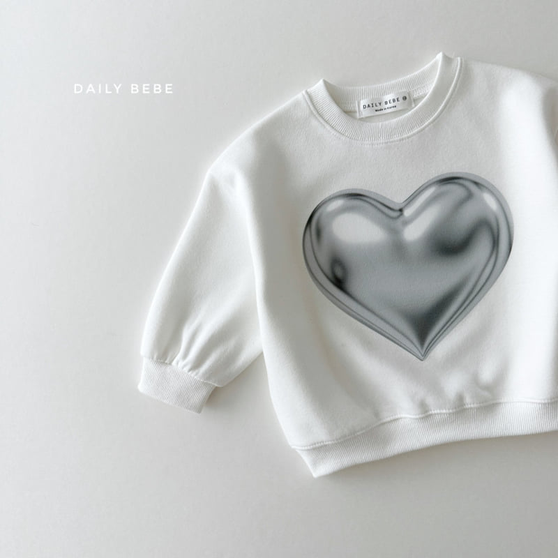 Daily Bebe - Korean Children Fashion - #childrensboutique - Silver Sweatshirts - 5