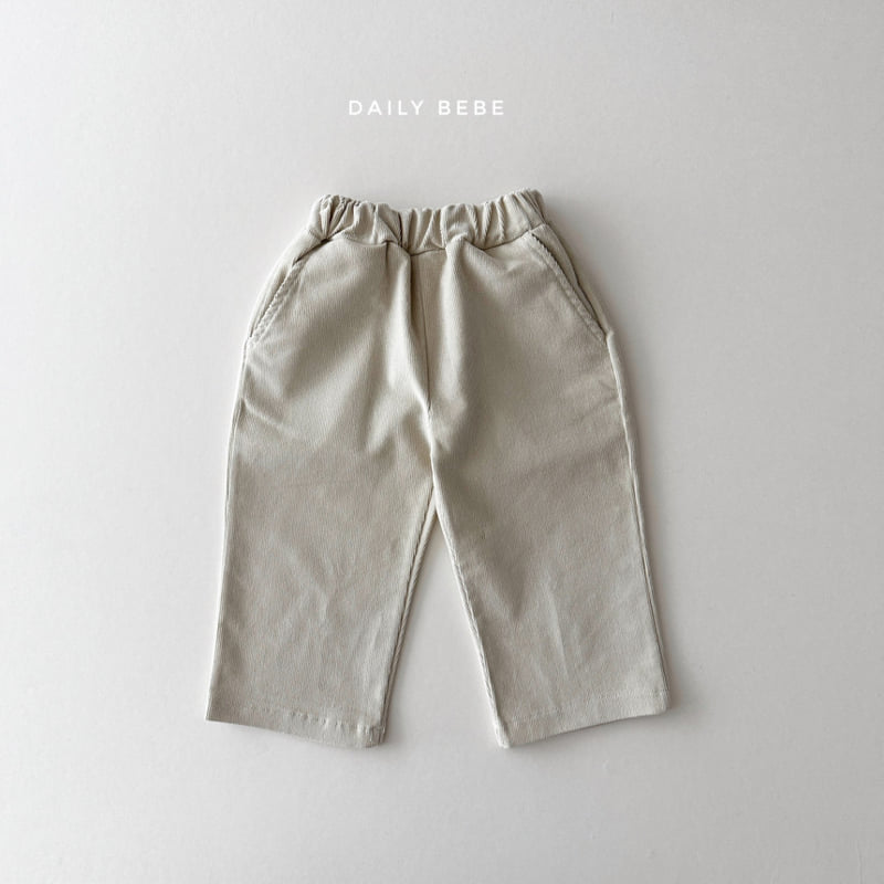 Daily Bebe - Korean Children Fashion - #designkidswear - Corduroy Span Pants - 4