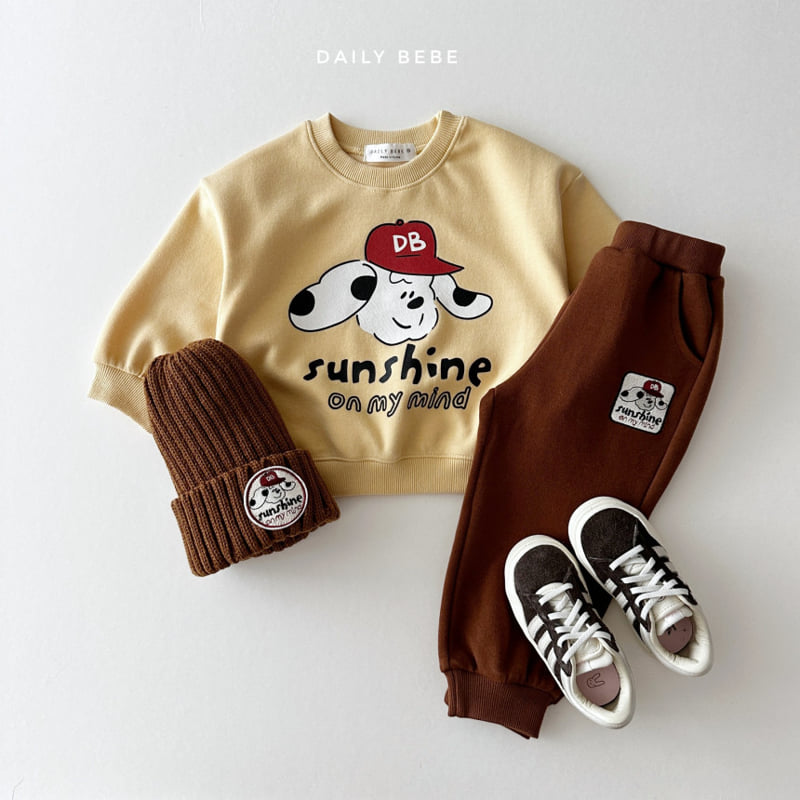 Daily Bebe - Korean Children Fashion - #kidzfashiontrend - Sunshine Top Bottom Set - 10