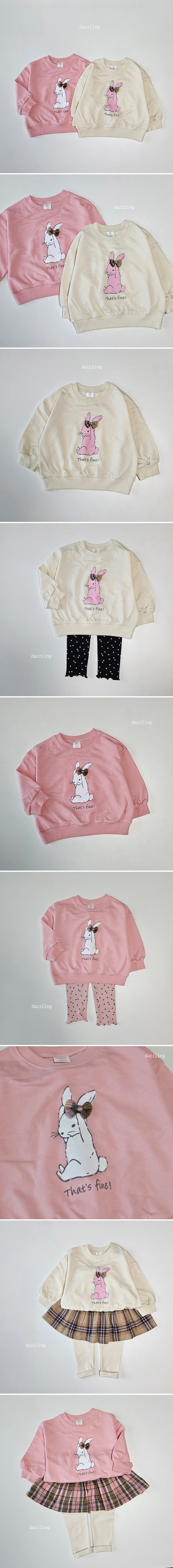Dazzling - Korean Children Fashion - #prettylittlegirls - Rabbit Tee