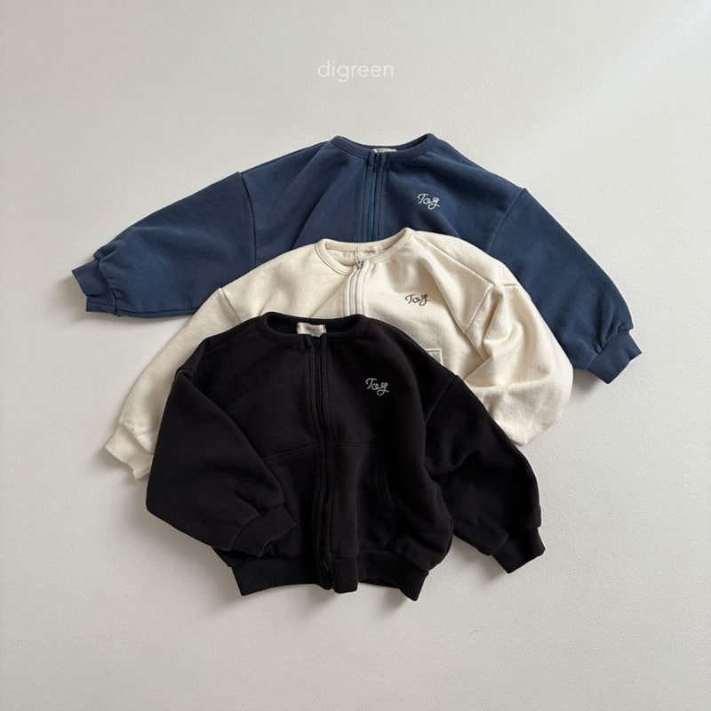 Digreen - Korean Children Fashion - #Kfashion4kids - Toy Zip-up - 3