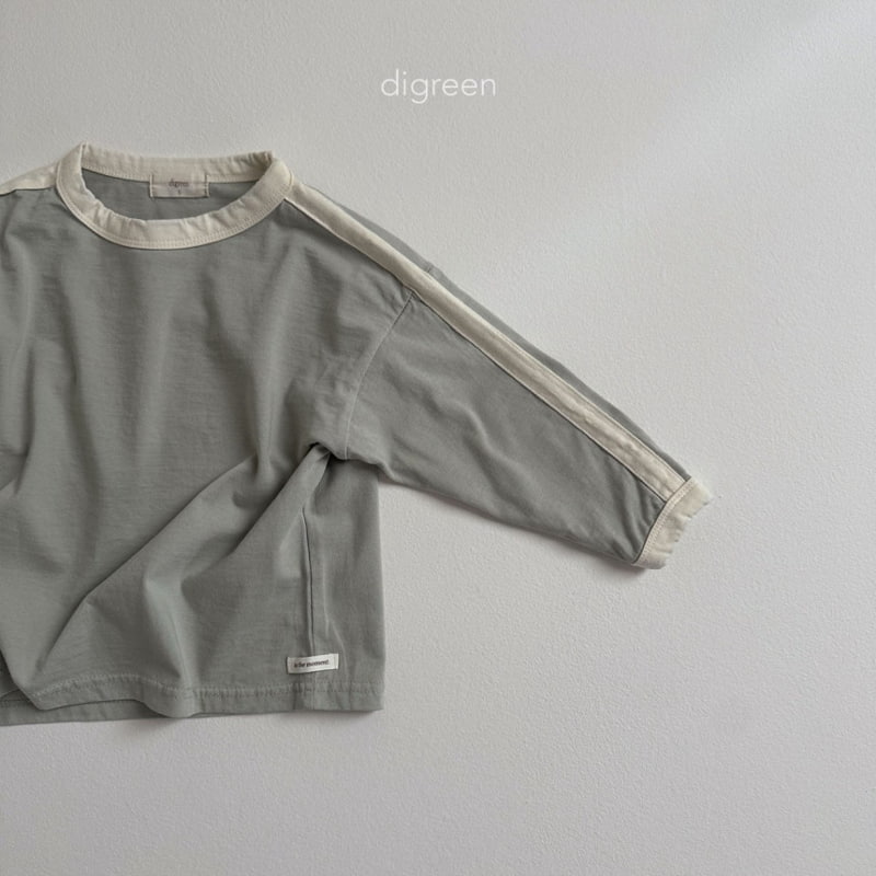 Digreen - Korean Children Fashion - #Kfashion4kids - Line Long Tee - 10