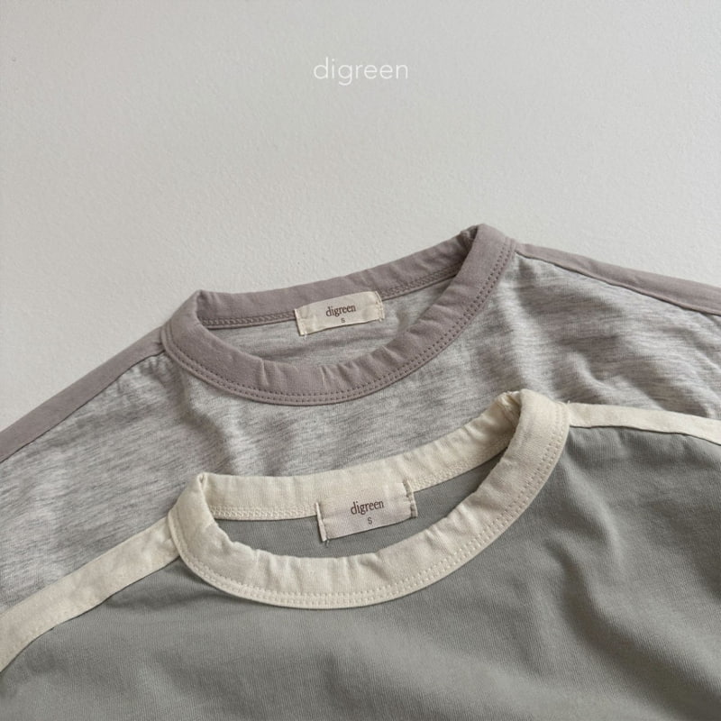 Digreen - Korean Children Fashion - #childrensboutique - Line Long Tee - 3