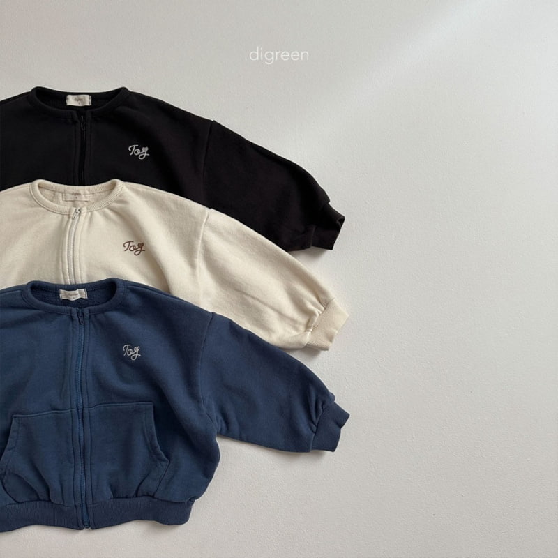 Digreen - Korean Children Fashion - #kidsstore - Toy Zip-up