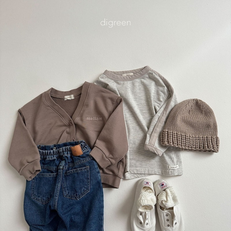 Digreen - Korean Children Fashion - #kidzfashiontrend - Line Long Tee - 9