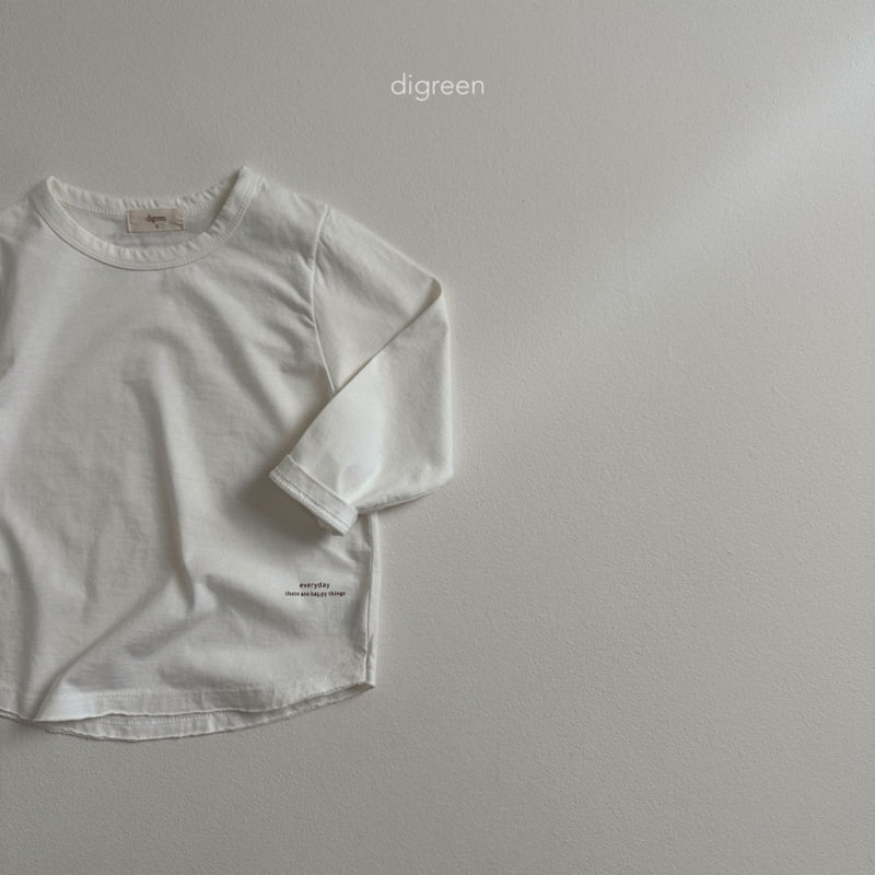 Digreen - Korean Children Fashion - #littlefashionista - Letter Tee - 3