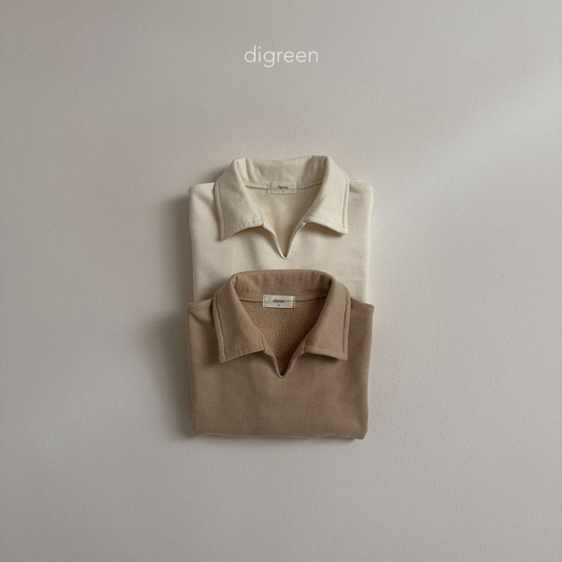 Digreen - Korean Children Fashion - #littlefashionista - Collar Sweatshirts - 5