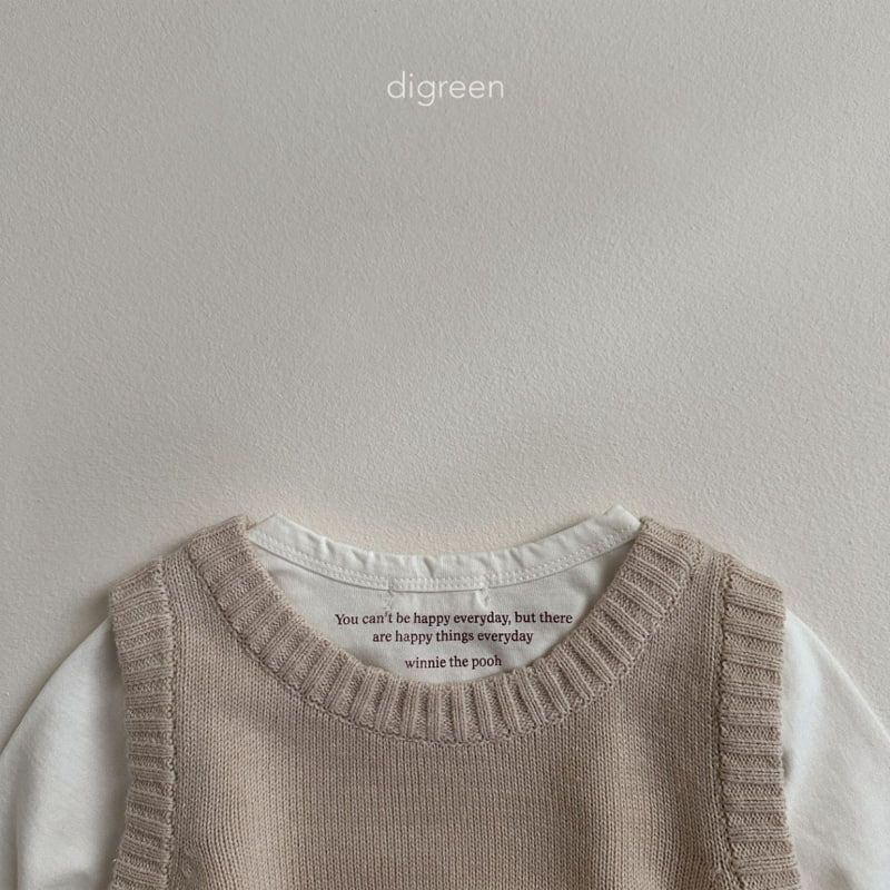 Digreen - Korean Children Fashion - #prettylittlegirls - Letter Tee - 6